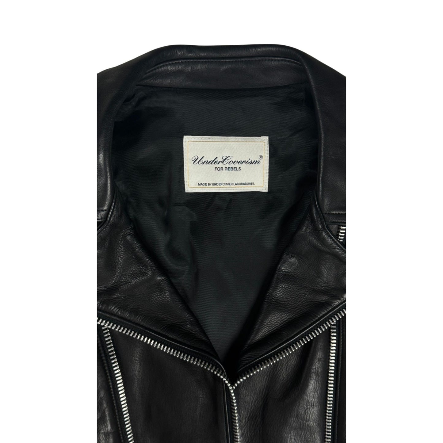 ♚ Undercoverism AW13 'For Rebels' Leather Biker Jacket ♚