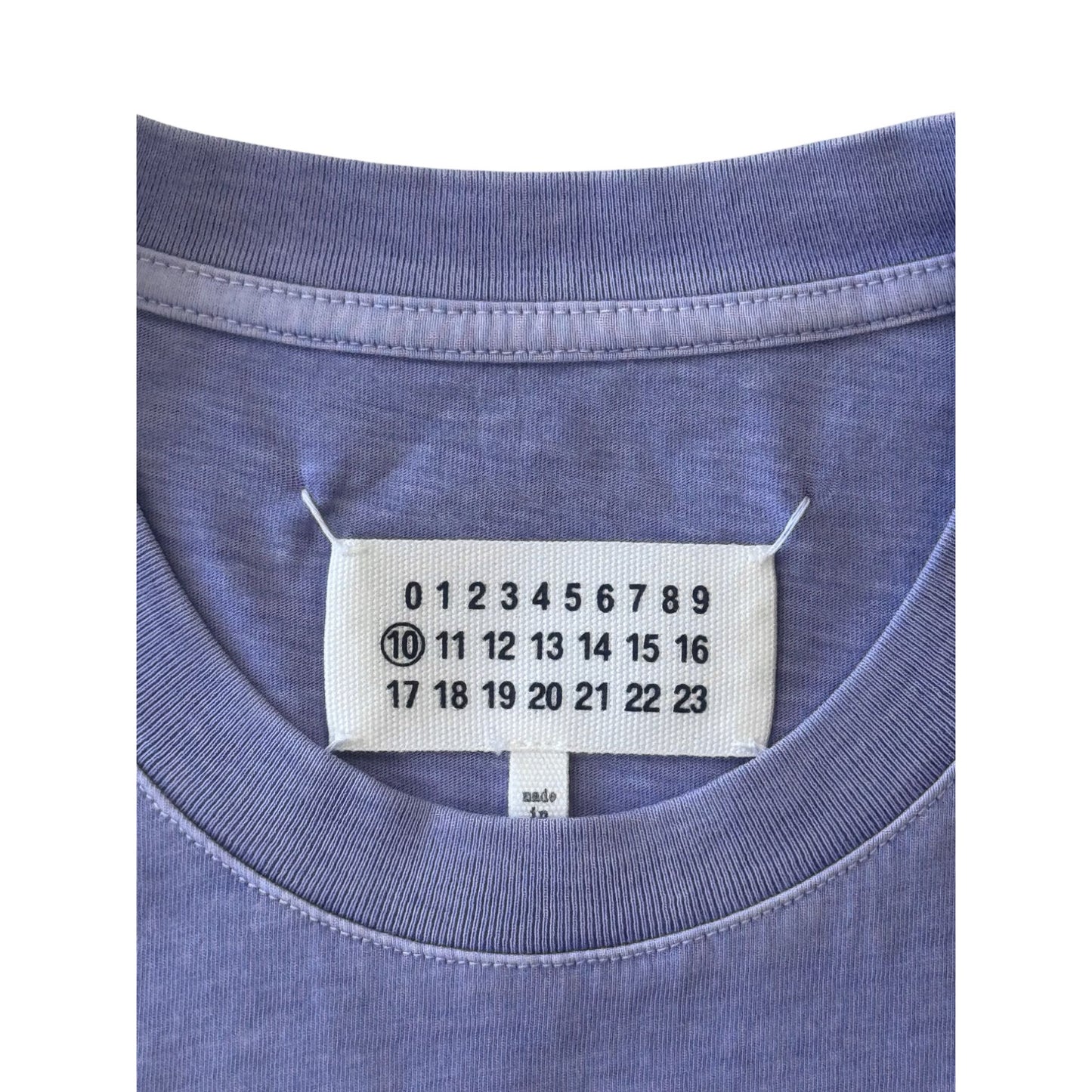 ♚ Maison Margiela Purple Stone-Washed T-Shirt ♚