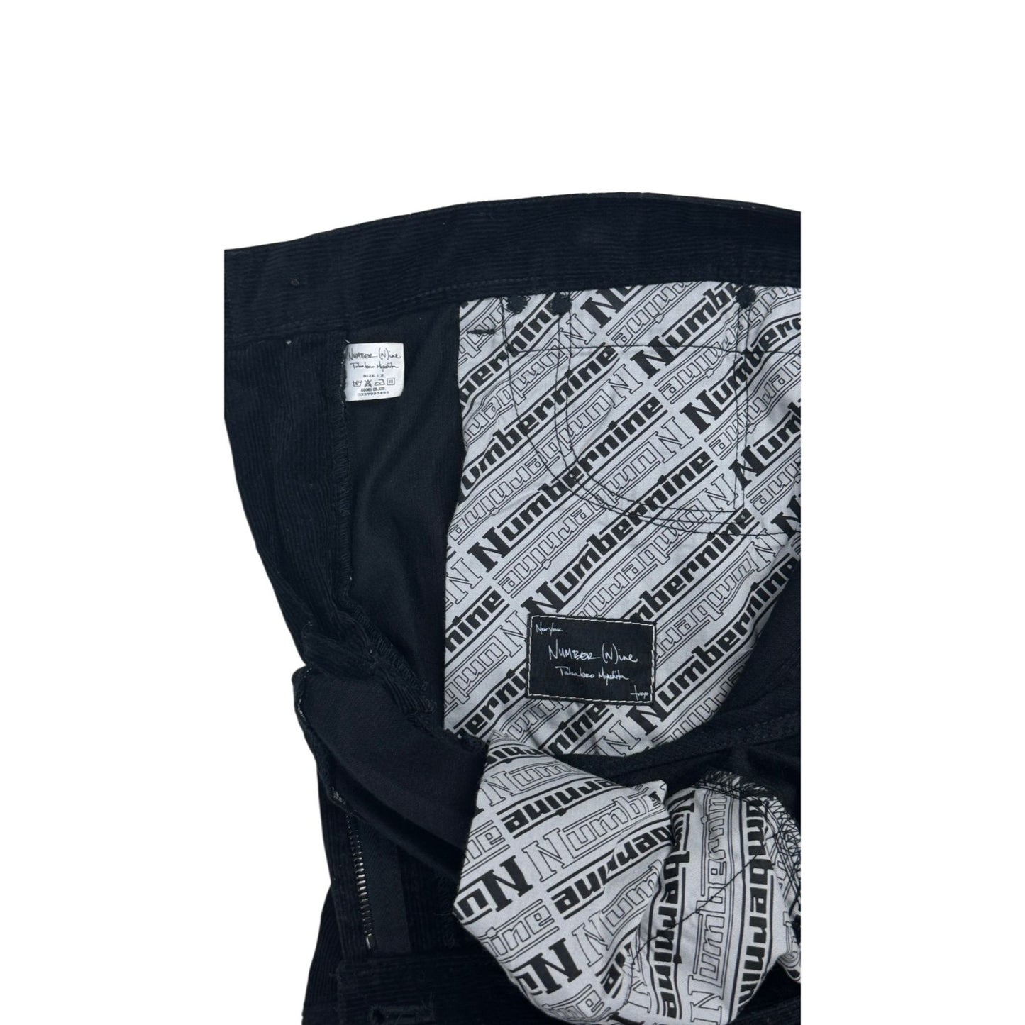 ♚ Number (N)ine Corduroy Braided 'Pain' Pants ♚