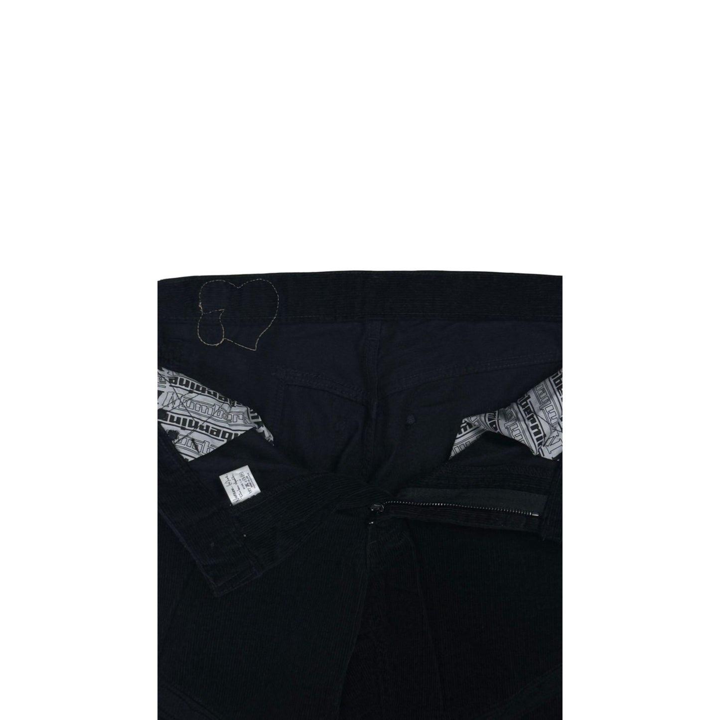 ♚ Number (N)ine Corduroy Braided 'Pain' Pants ♚