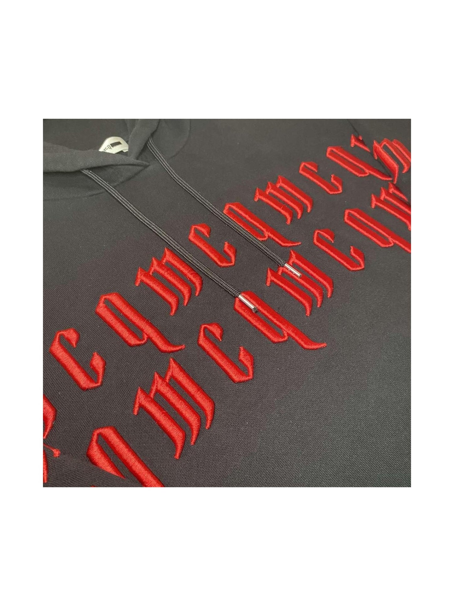 Alexander Mcqueen “Gothic Logo Crop Hoodie”