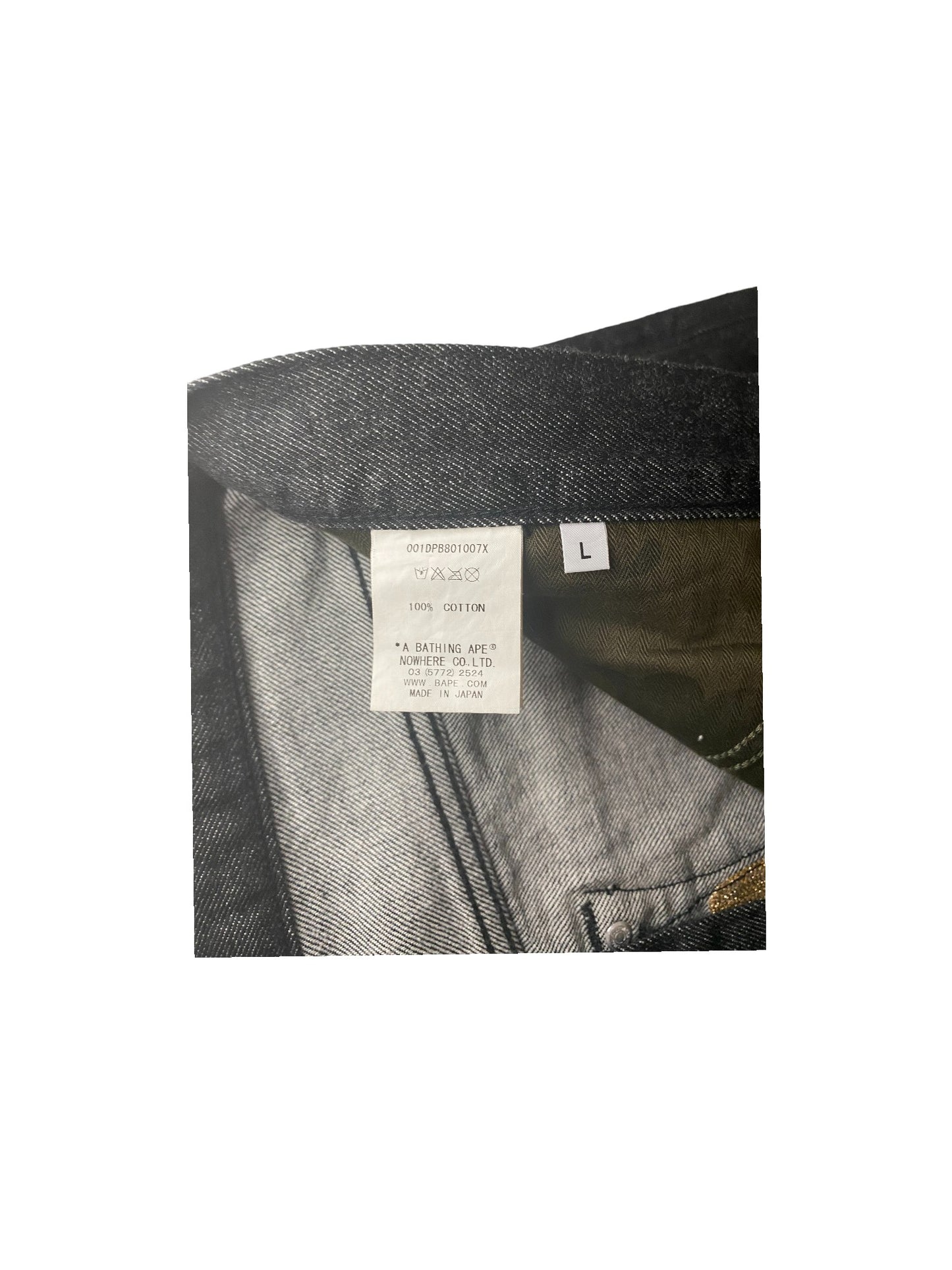 BAPE 'Ape shall never kill Ape' Jeans