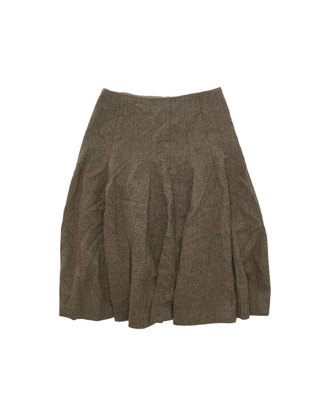 Balenciaga La Mode Wool Skirt