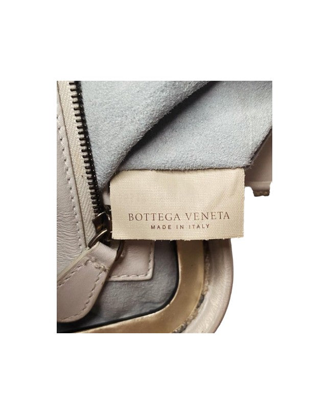 Bottega Veneta Beige Velour Handbag