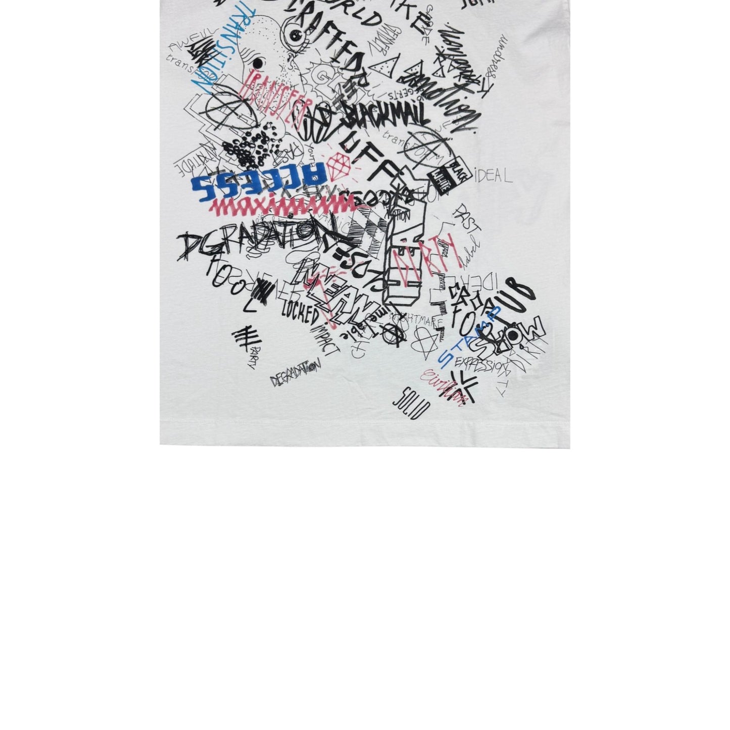 ♚ Maison Margiela Graffiti Print T-Shirt ♚