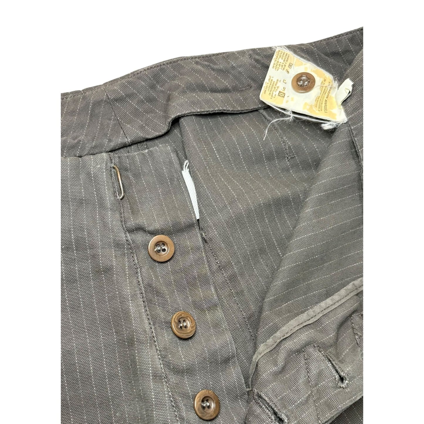 Maison Margiela SS01 Pinstripe Side Pocket Pants