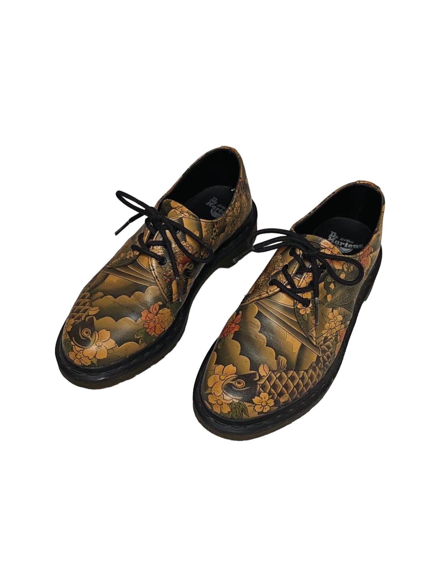 Doc Martens x Evisu Wagara Koi Fish Tattoo Low Tops