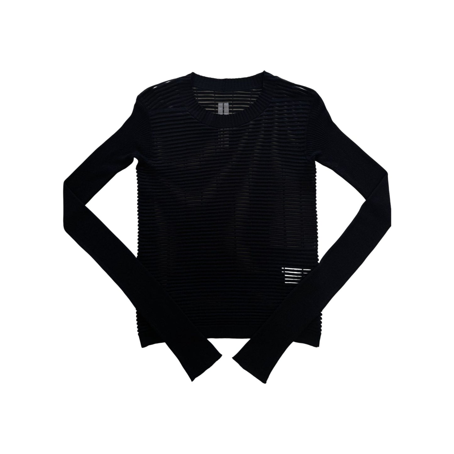 ♚ Rick Owens SS15 'Faun' Black Long-Sleeve ♚