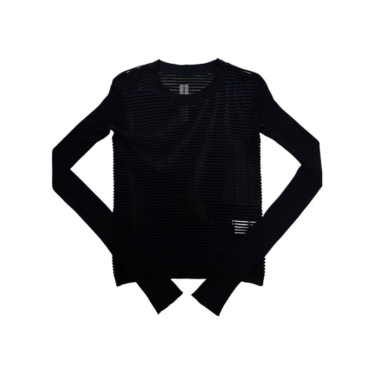 ♚ Rick Owens SS15 'Faun' Black Long-Sleeve ♚