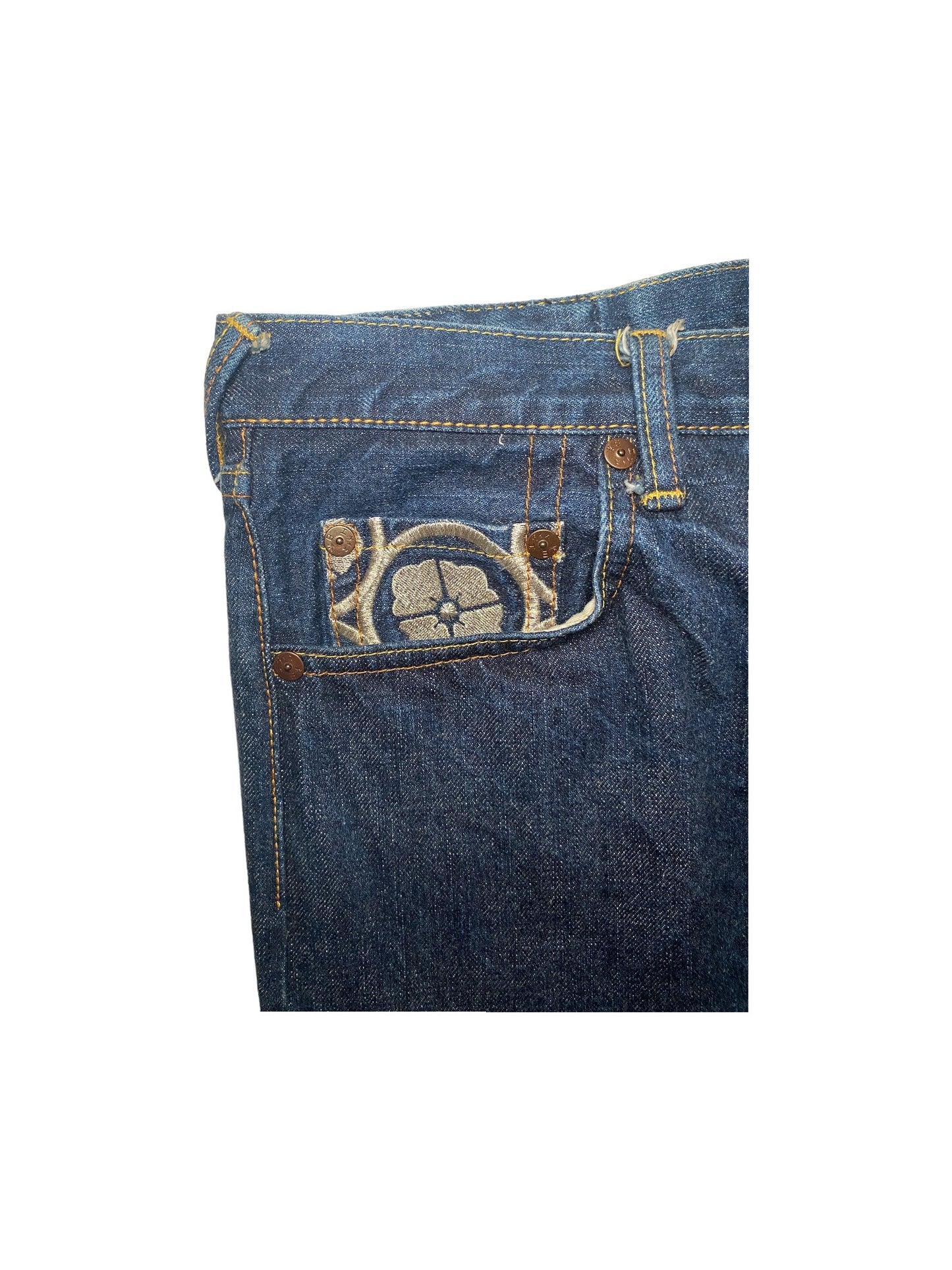 Evisu Silver Family Crest Jeans