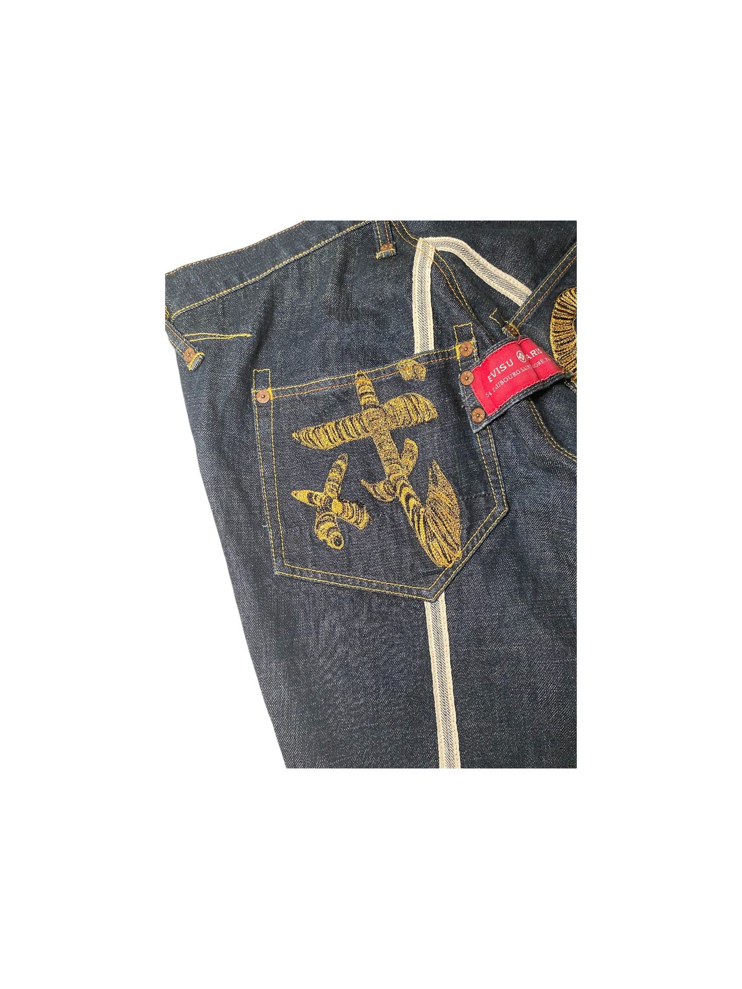 Evisu Spiral Tiger Jeans