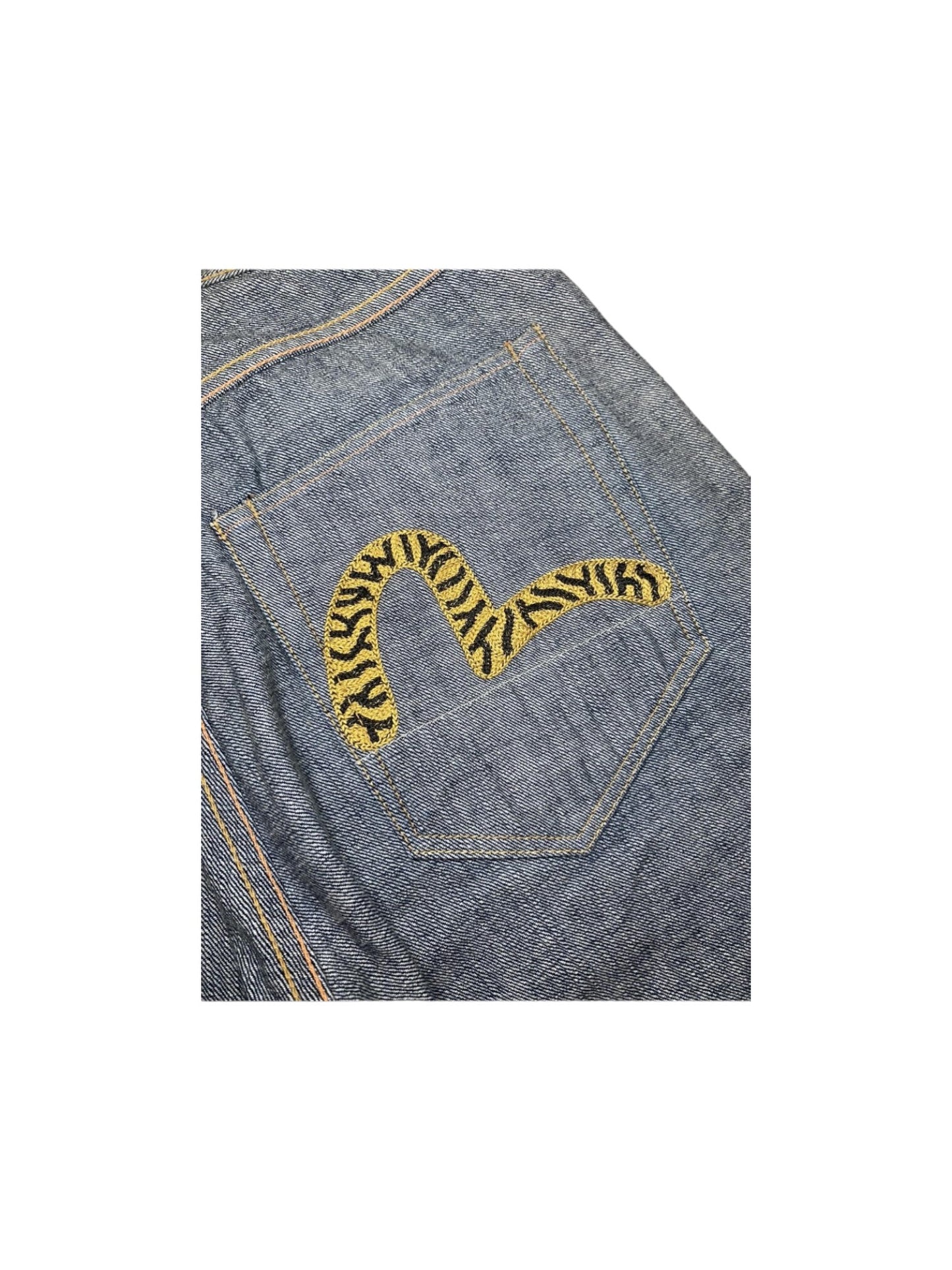 Reversible Evisu Tiger Jeans