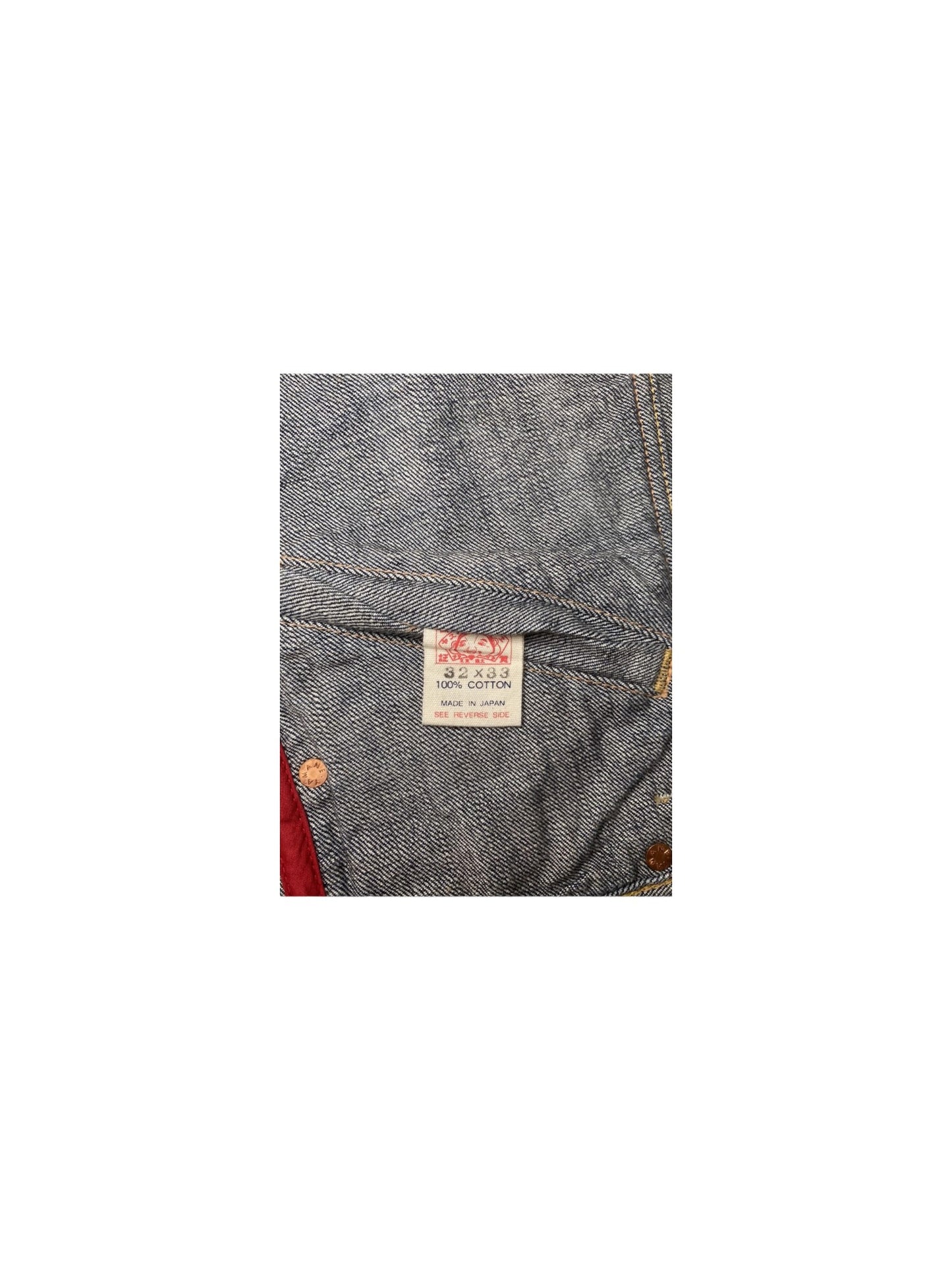 Reversible Evisu Tiger Jeans