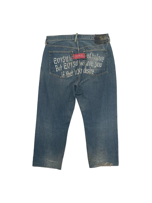 Evisu 'Evisu is not allowed to love' Jeans