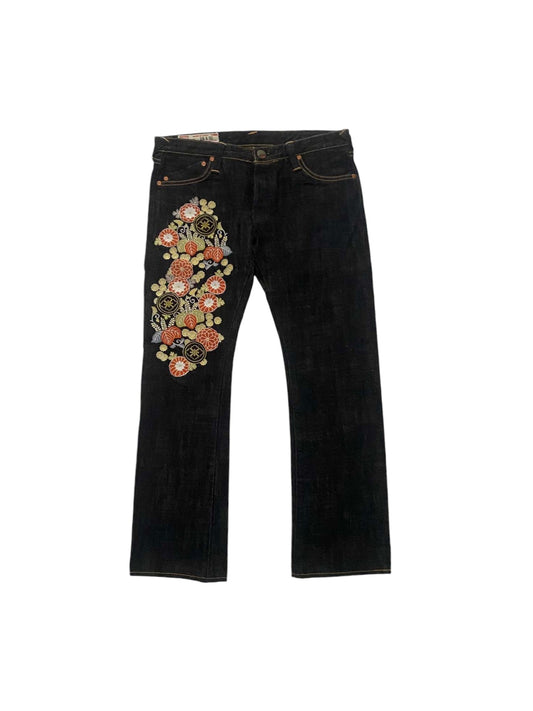 Evisu Floral Jeans