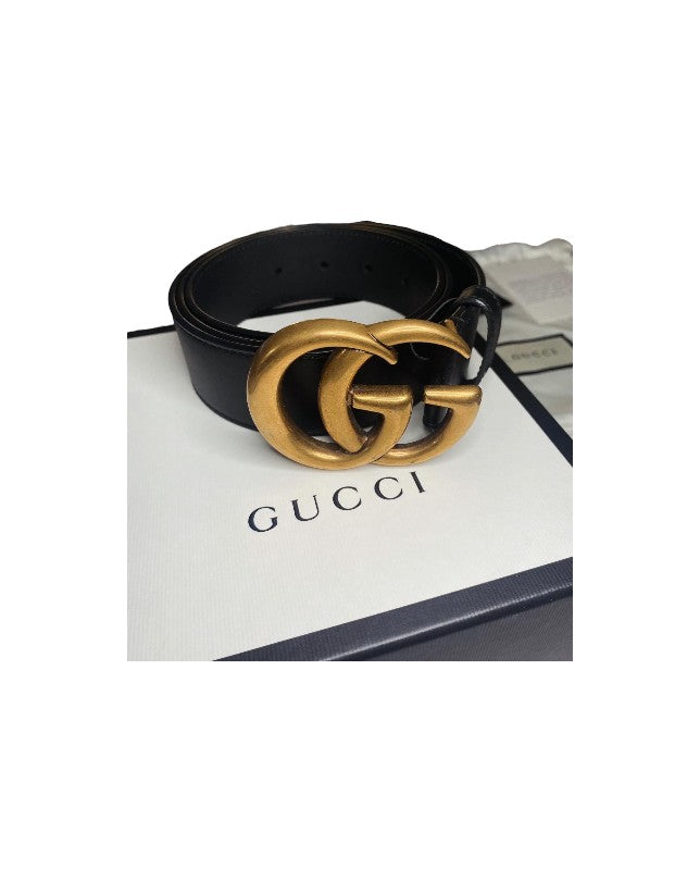 Gucci ‘Double G Wide Leather Belt’