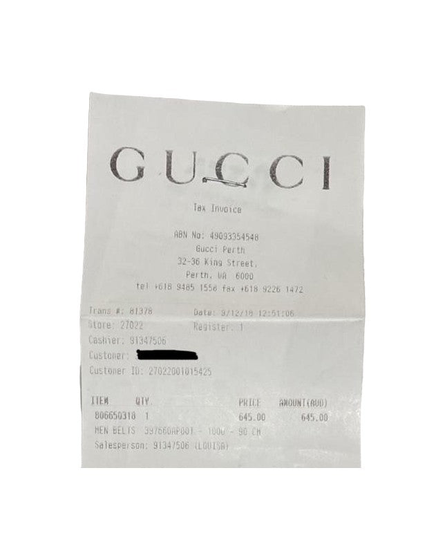 Gucci ‘Double G Wide Leather Belt’