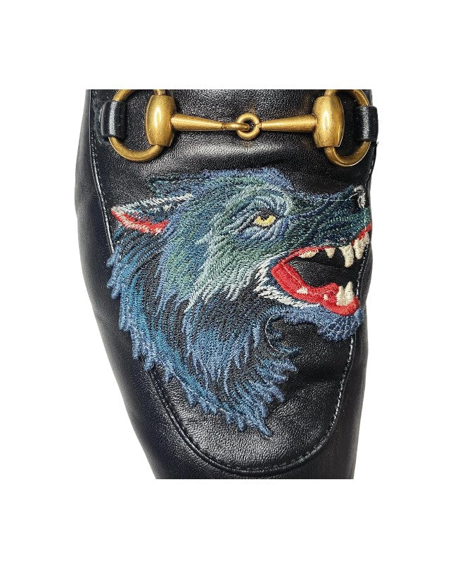 Gucci Brixton Wolf Loafers