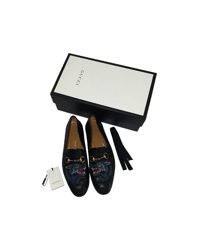 Gucci Brixton Wolf Loafers