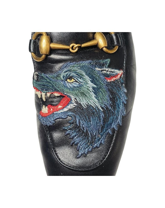 Gucci Brixton Wolf Loafers