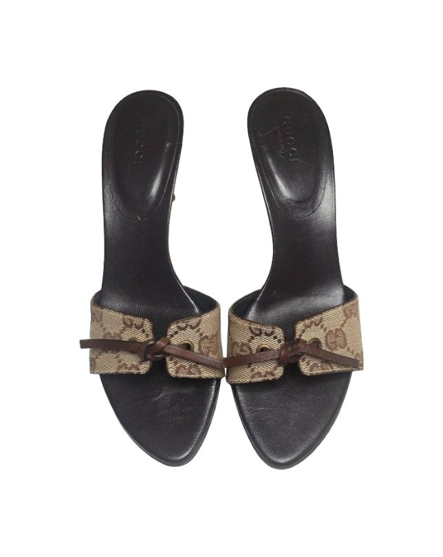 Gucci Monogram Mule Sandals