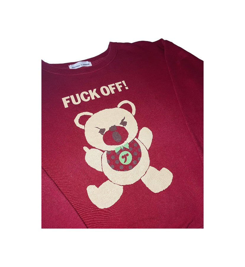 Hysteric Glamour ‘Fuck Off!’ Bear Jumper