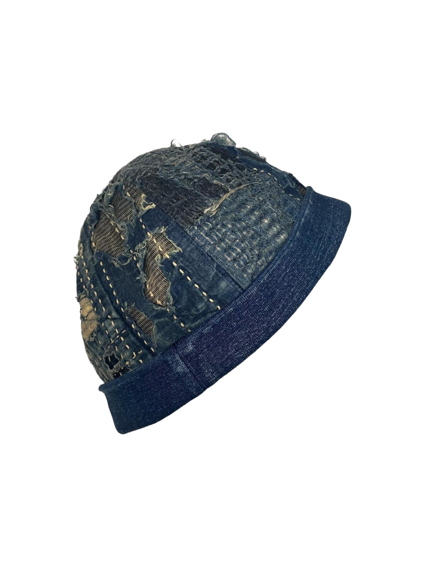 Kapital Kountry Boro Sashiko Reversible Beanie