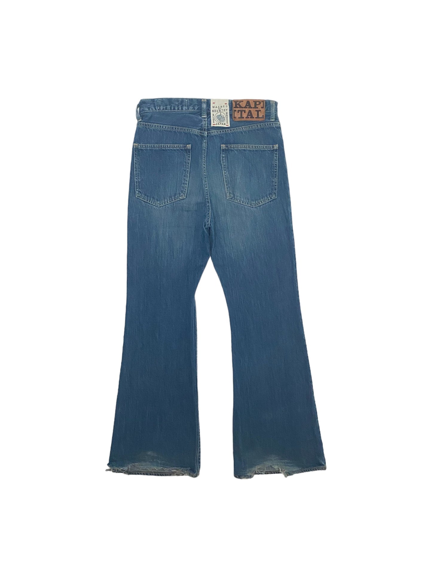 Kapital Hand-dyed Flared Denim