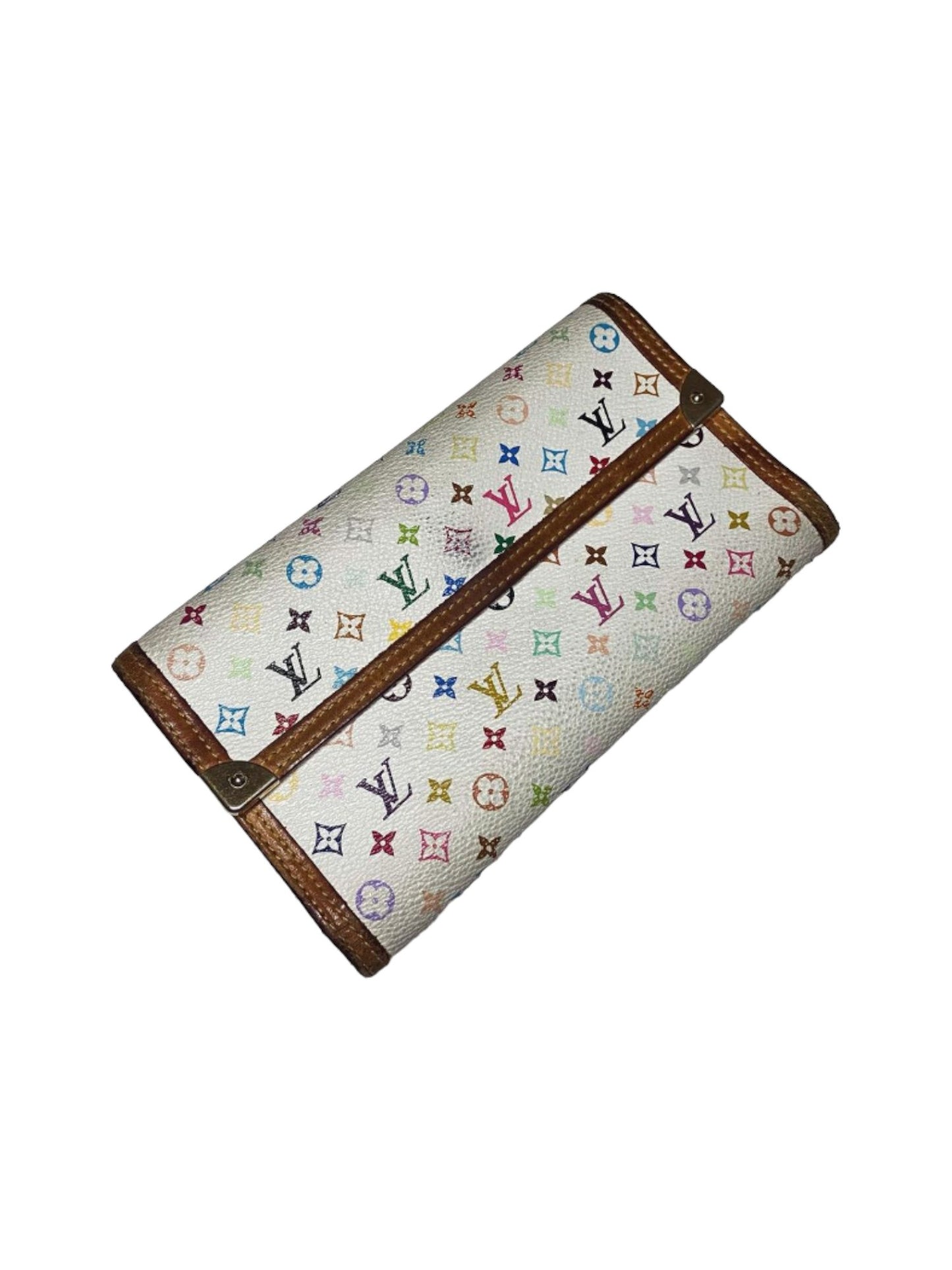 Louis Vuitton x Takashi Murakami Long Monogram Wallet 2006