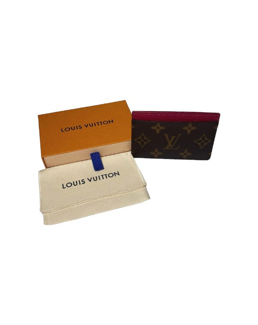 Louis Vuitton Fuchsia Monogram Card Holder