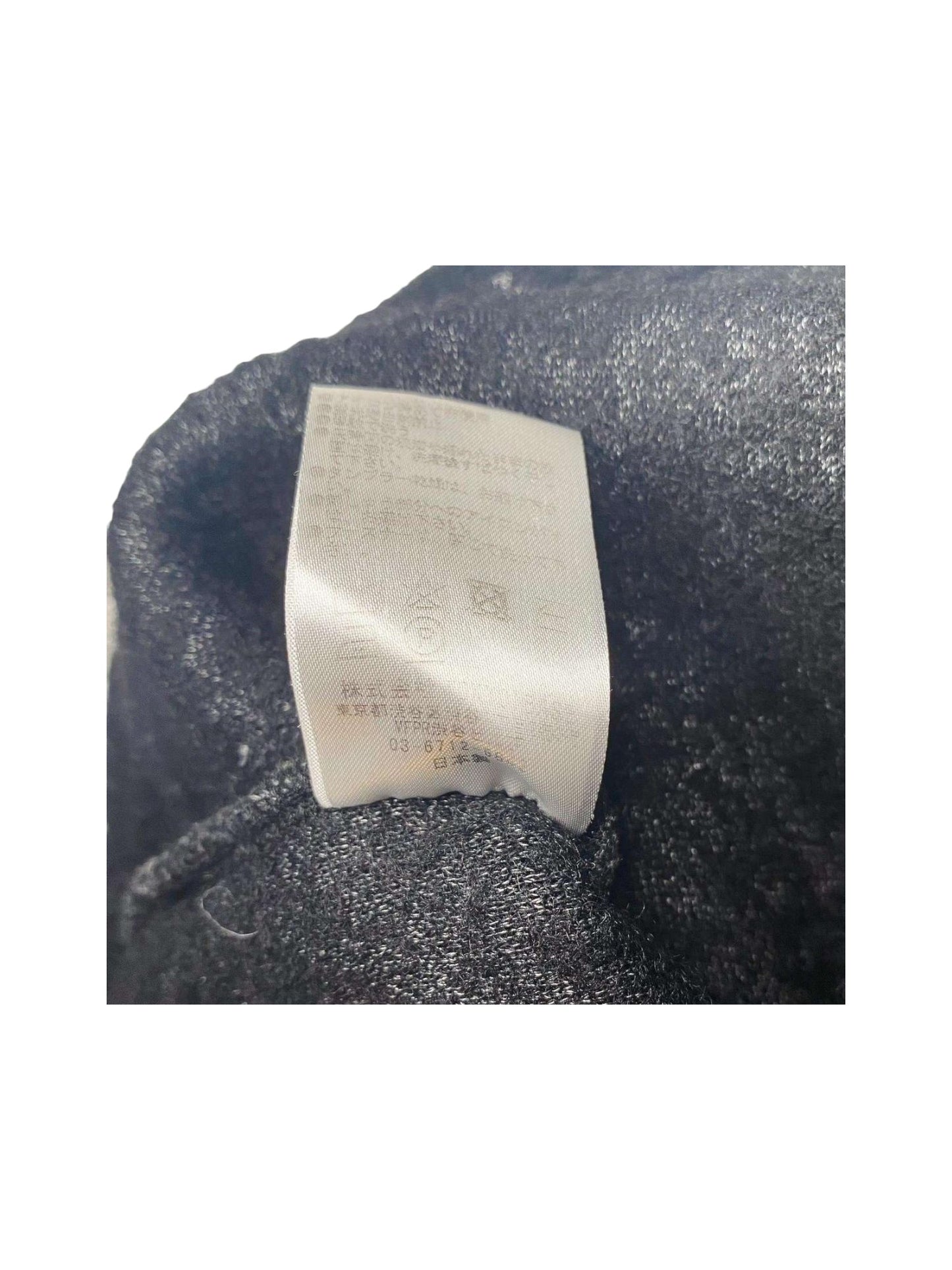 Number (N)ine Wool Logo Hoodie