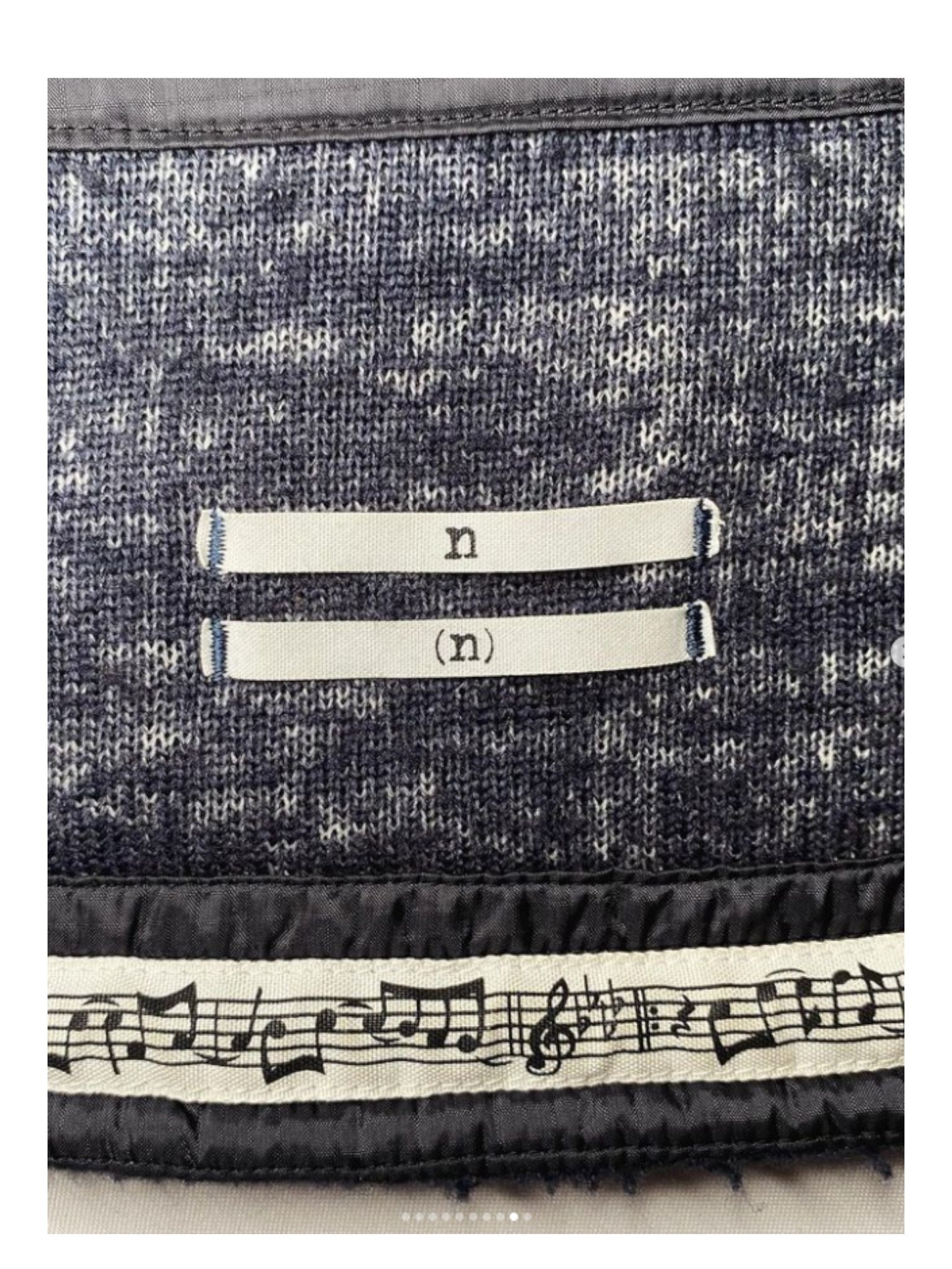 Number (N)ine AW09 Fleece Zip up Jacket