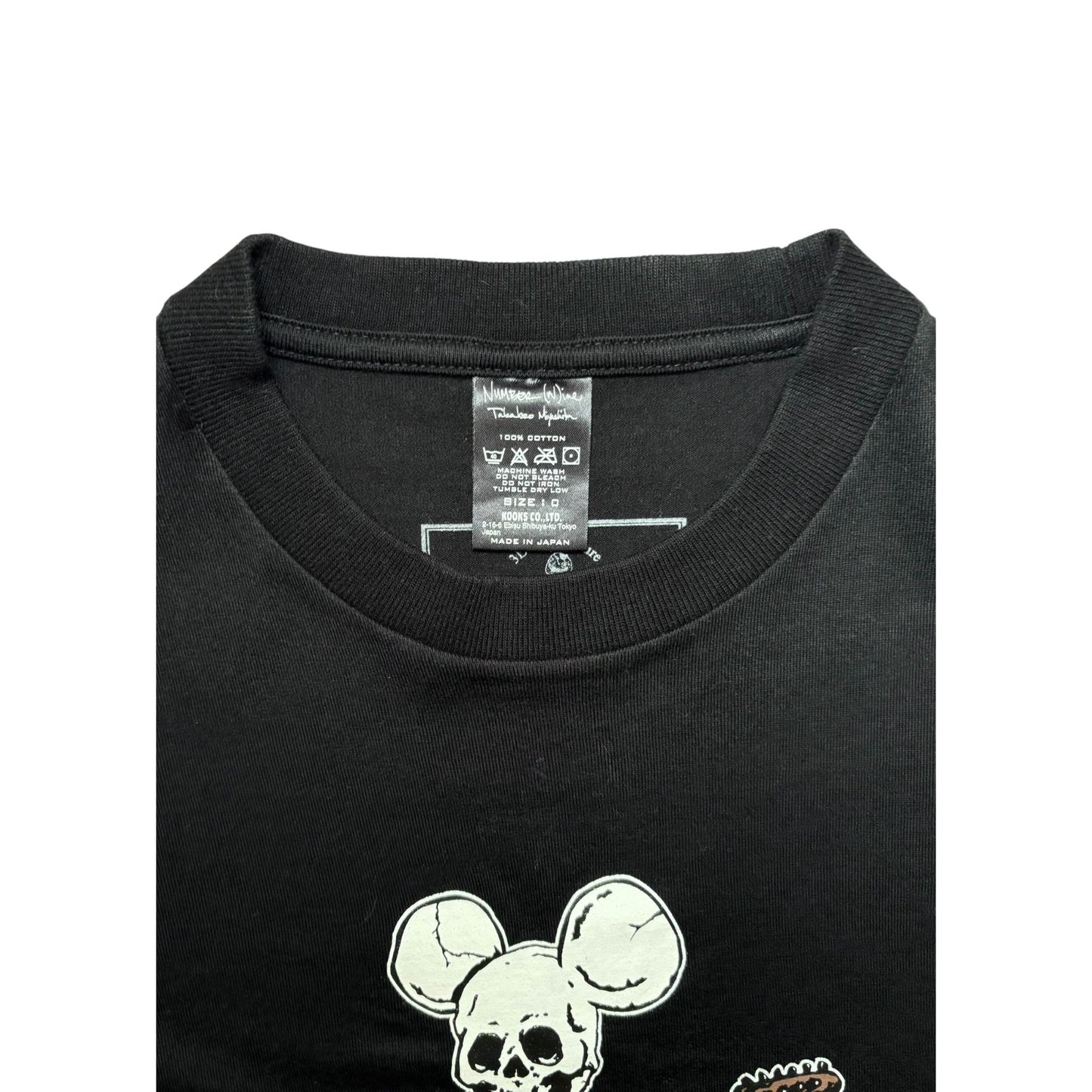 Number (N)ine AW06 Mickey Skull T-shirt