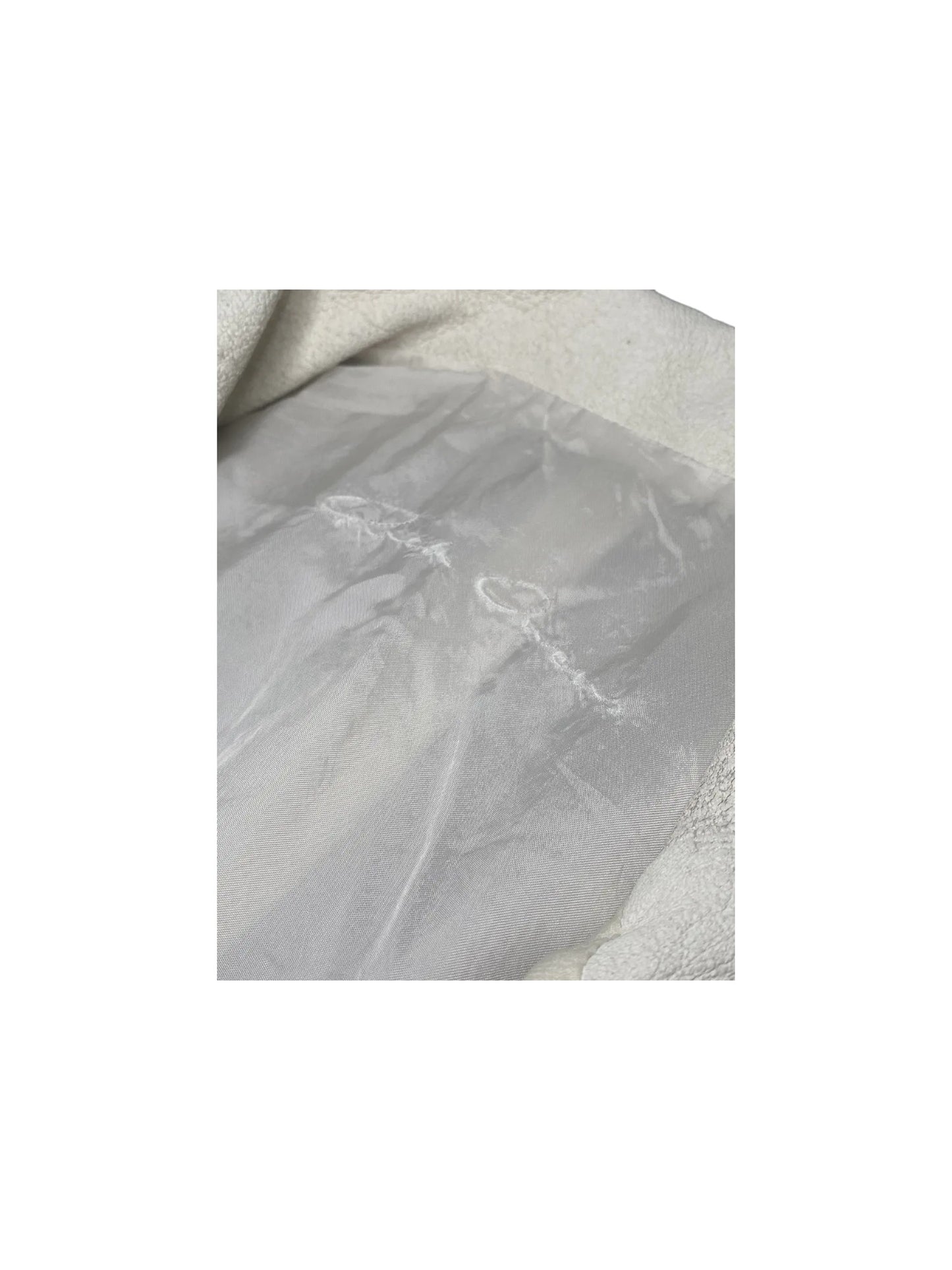 Rick Owens “Distressed Off-White Leather Eileen Jacket”