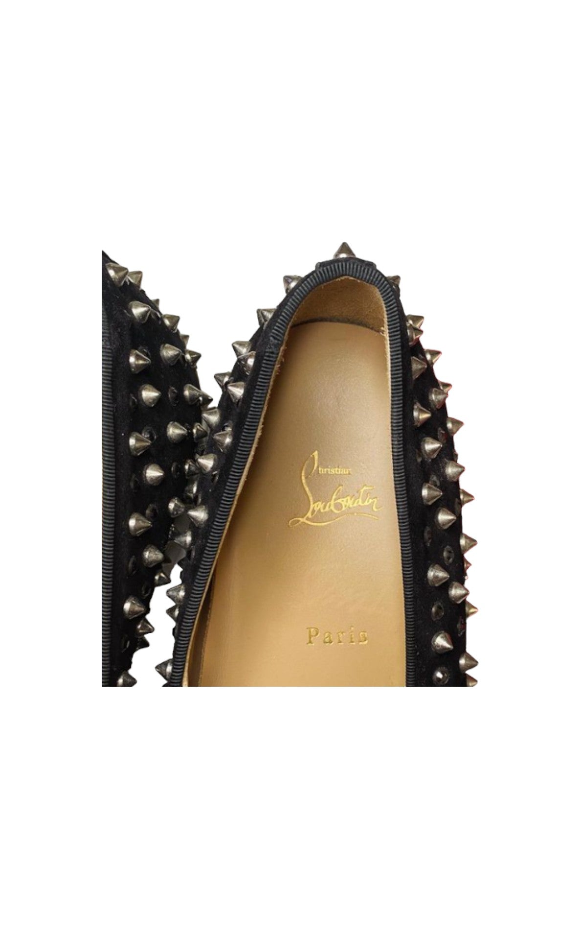 Christian Louboutin “Spike Roller Boat Flats”