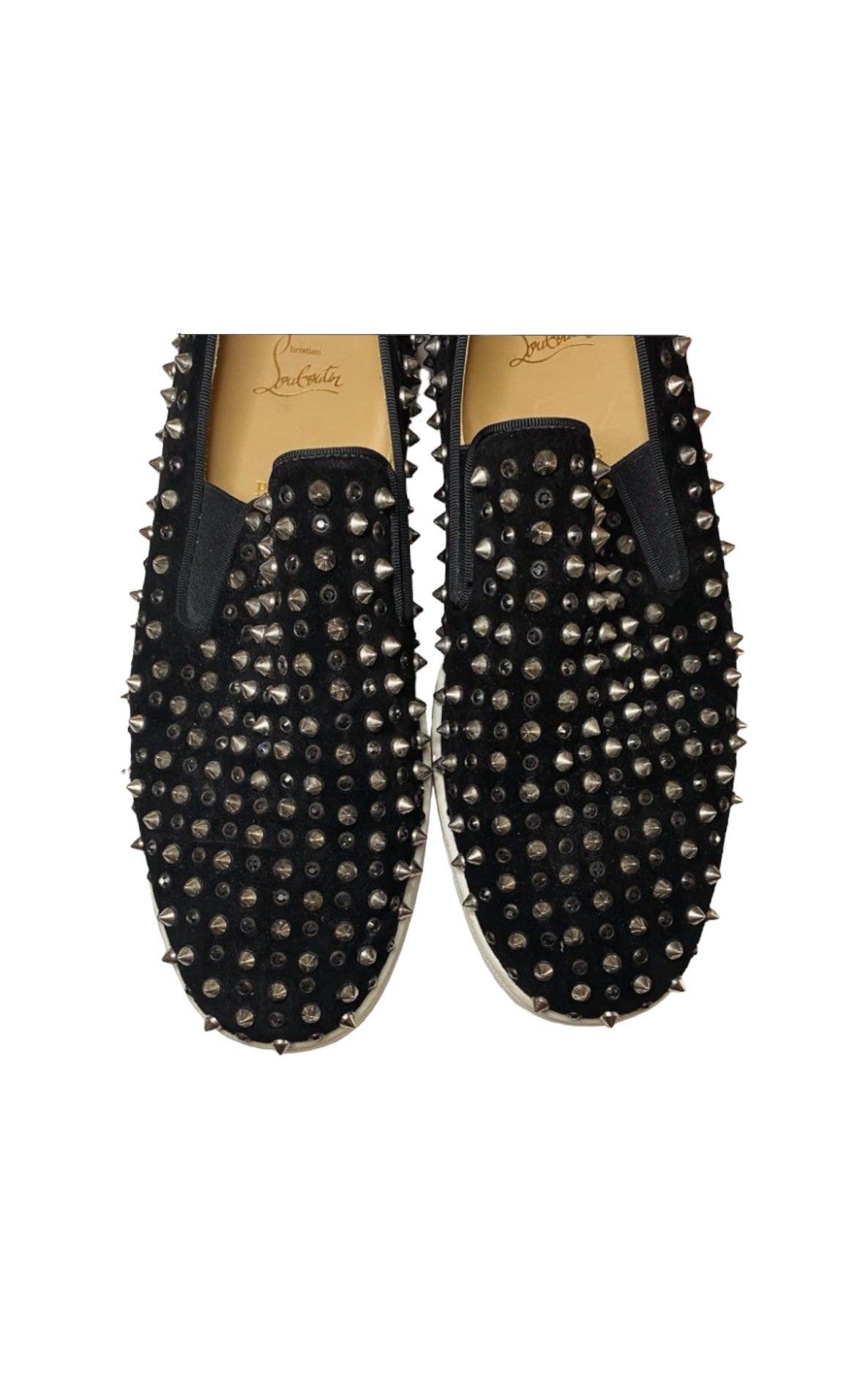 Christian Louboutin “Spike Roller Boat Flats”