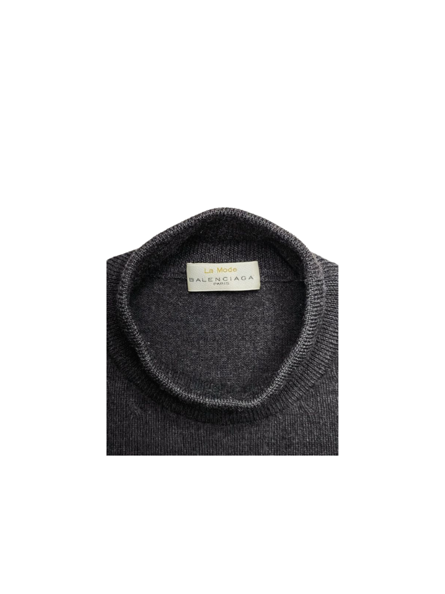 Balenciaga La Mode Cableknit Wool Sweater