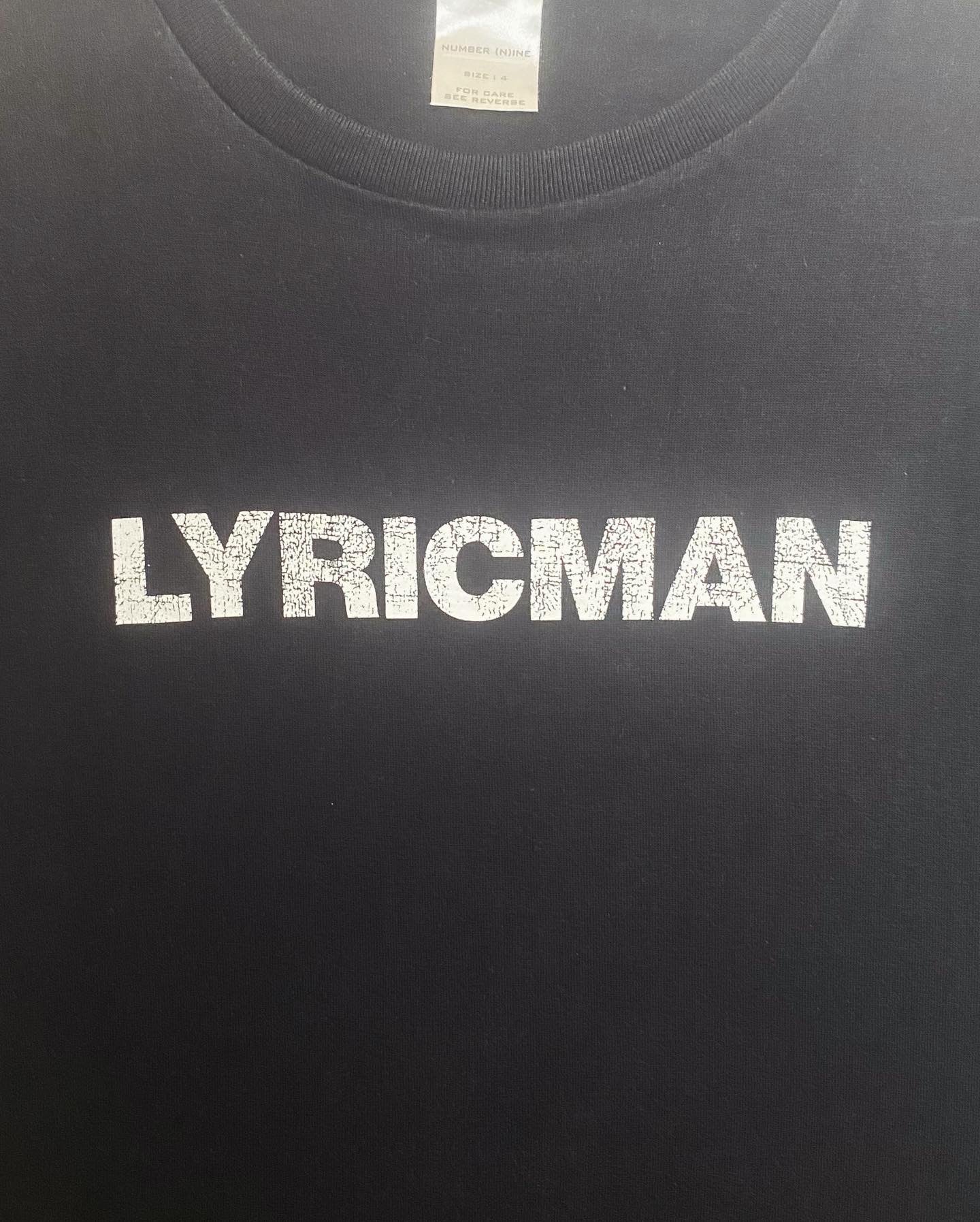 Number (N)ine AW02 ‘Lyricman’ T-Shirt