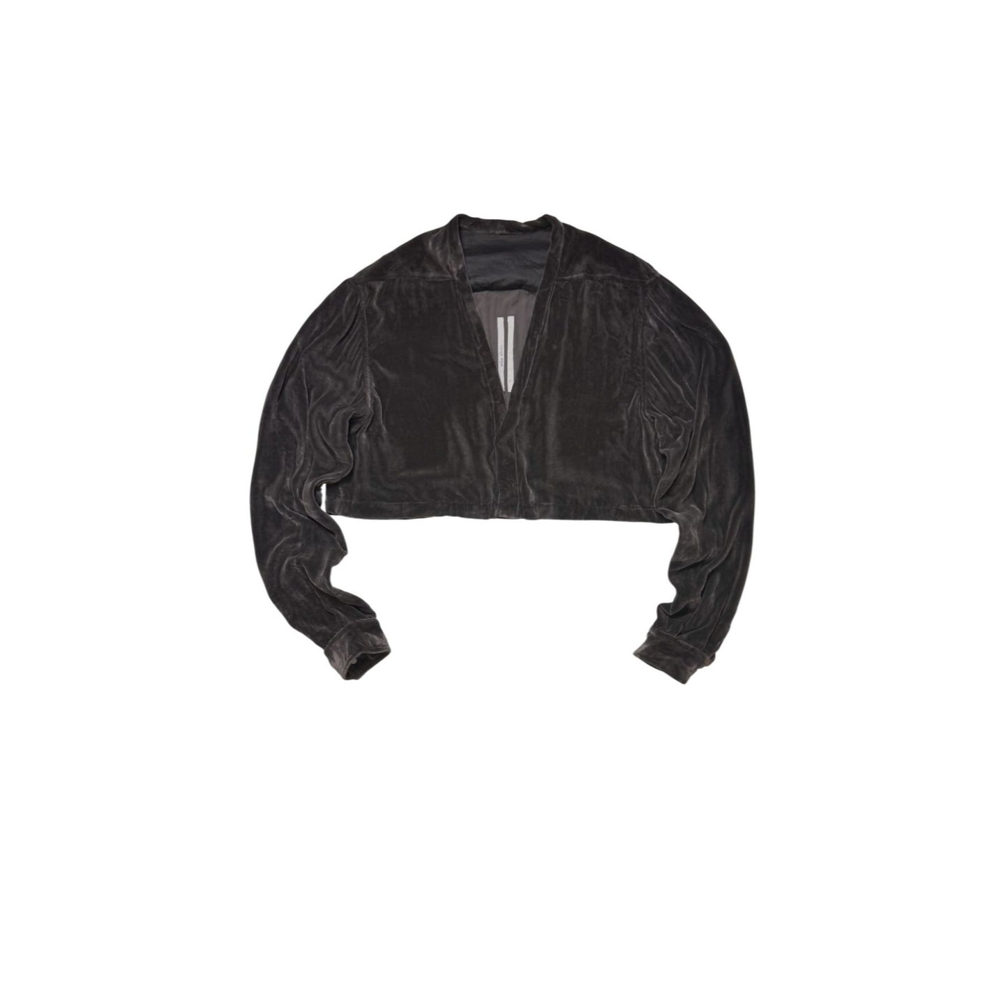 ♚ Rick Owens Hollywood 25 Velvet Cropped Jacket ♚