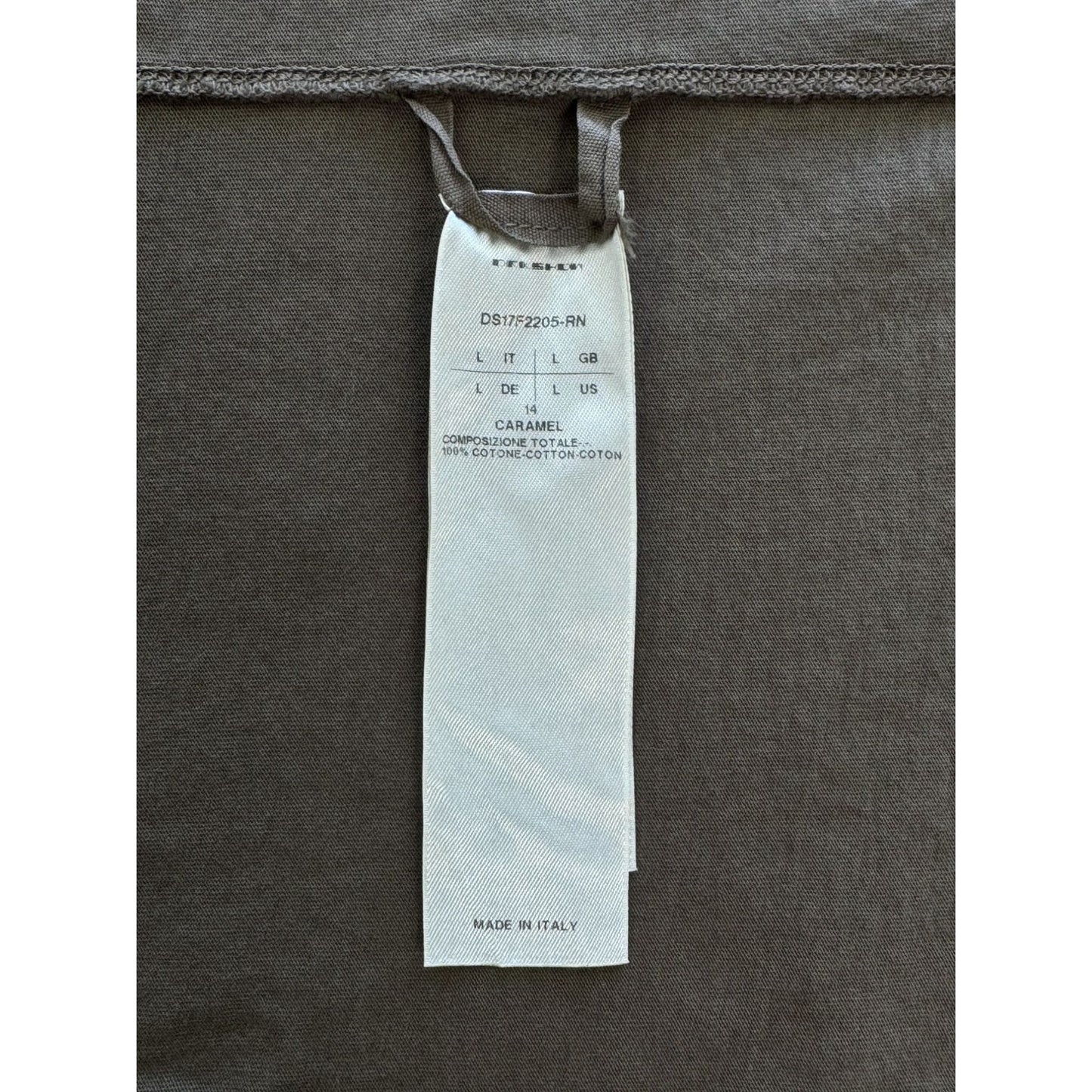 Rick Owens DRKSHDW SS17 Caramel T-Shirt