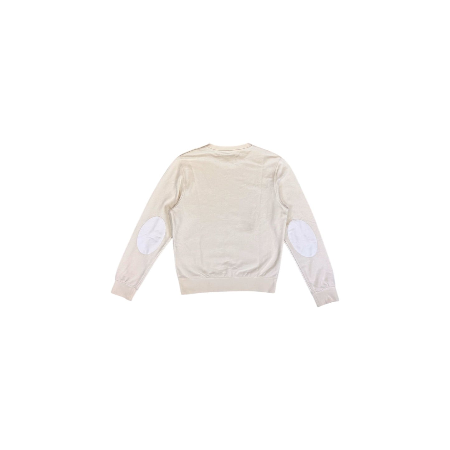 ♚ Maison Margiela Cream Elbow Patch Sweater ♚