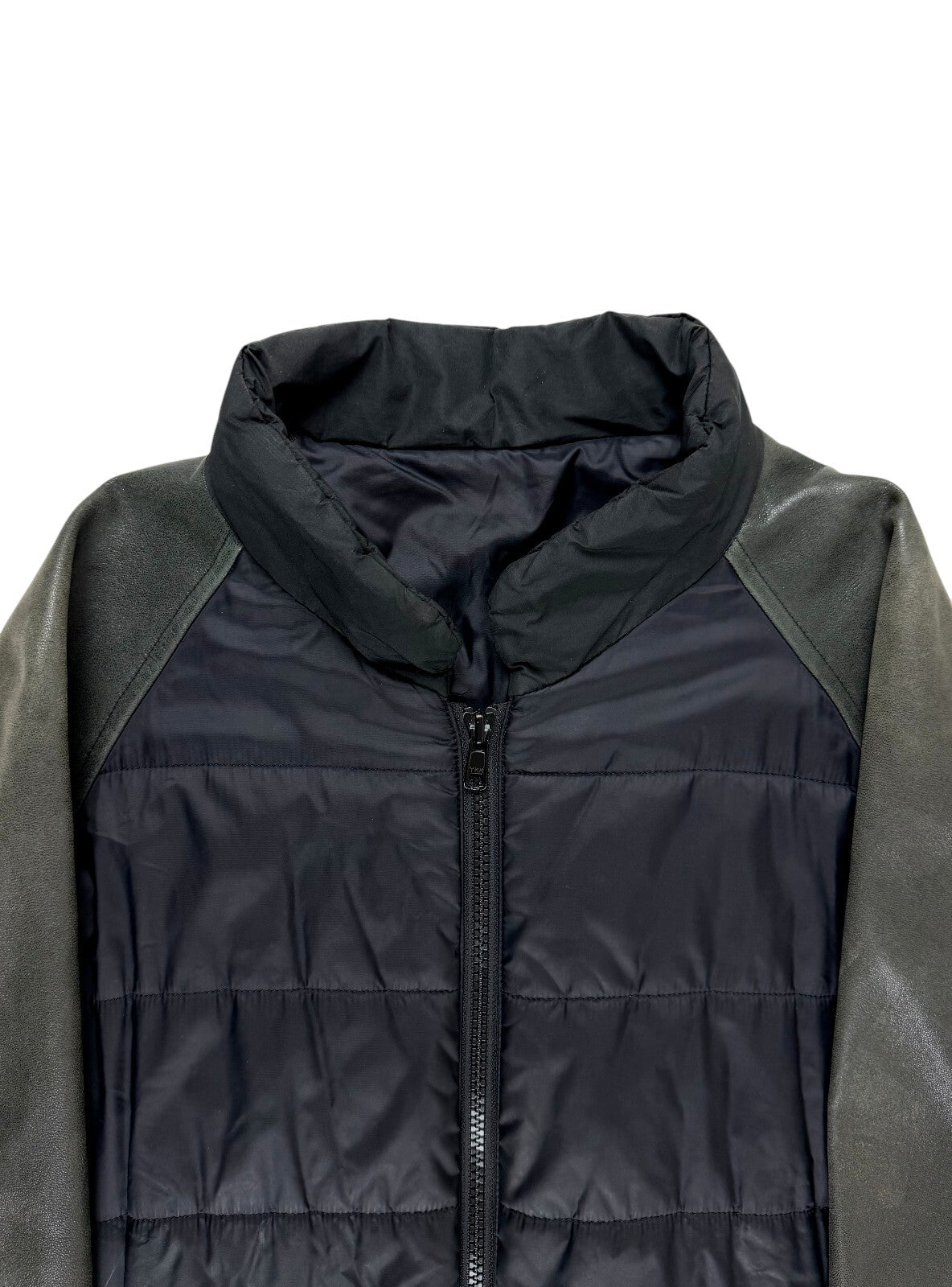Undercover SS07 'Purple' Leather Hybrid Puffer Jacket
