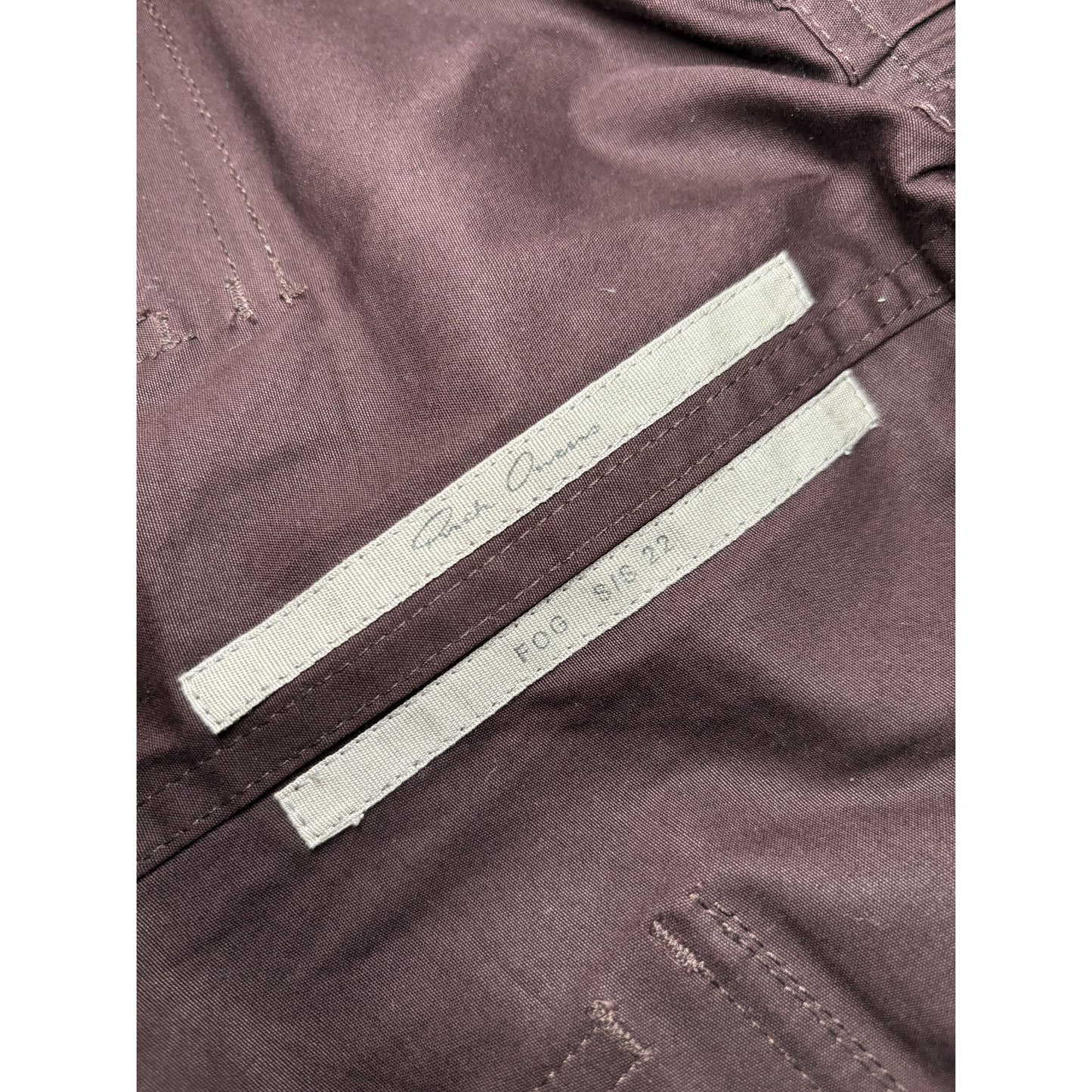 Rick Owens Mainline 1/1 'Sample' Geth Bela Pants