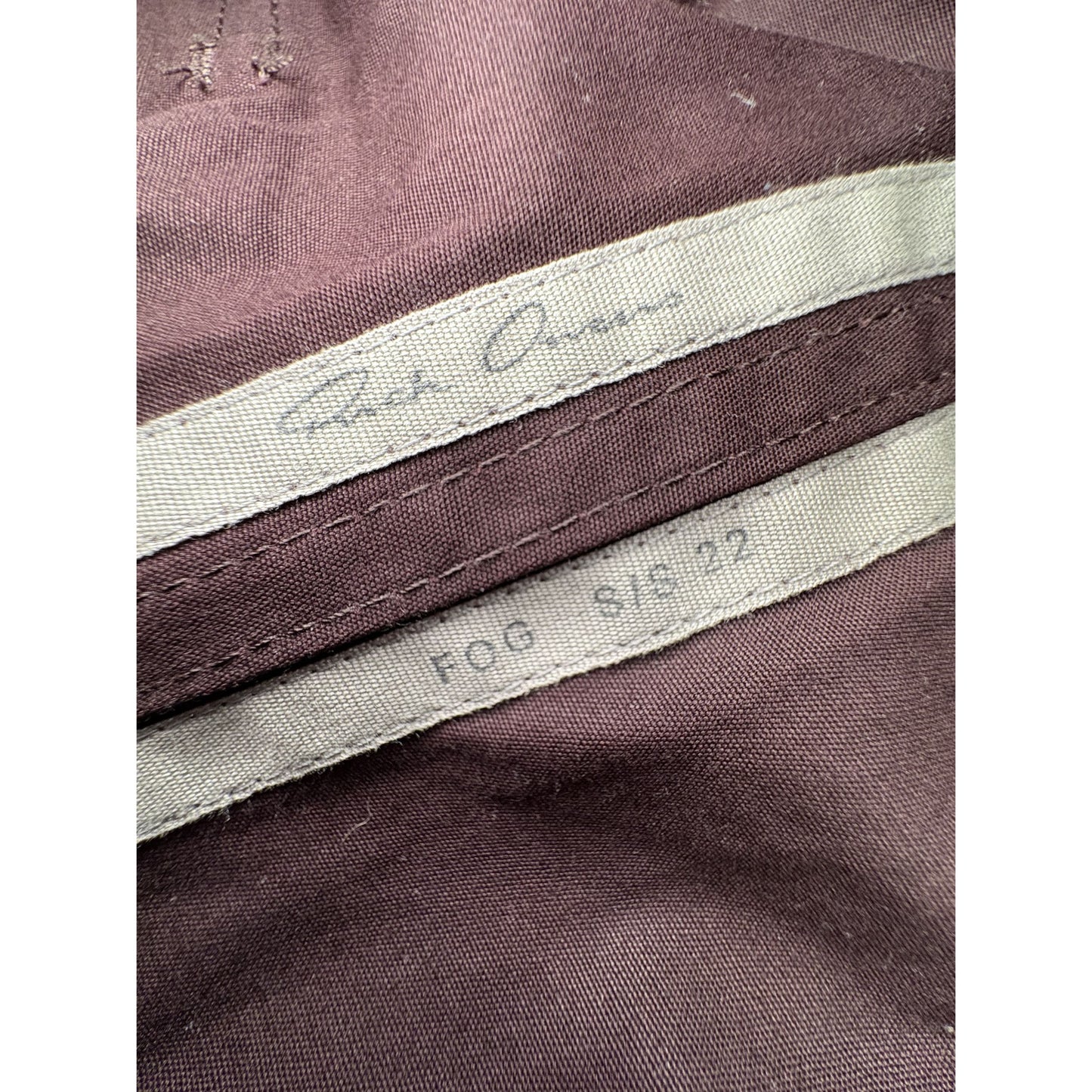 Rick Owens Mainline 1/1 'Sample' Geth Bela Pants