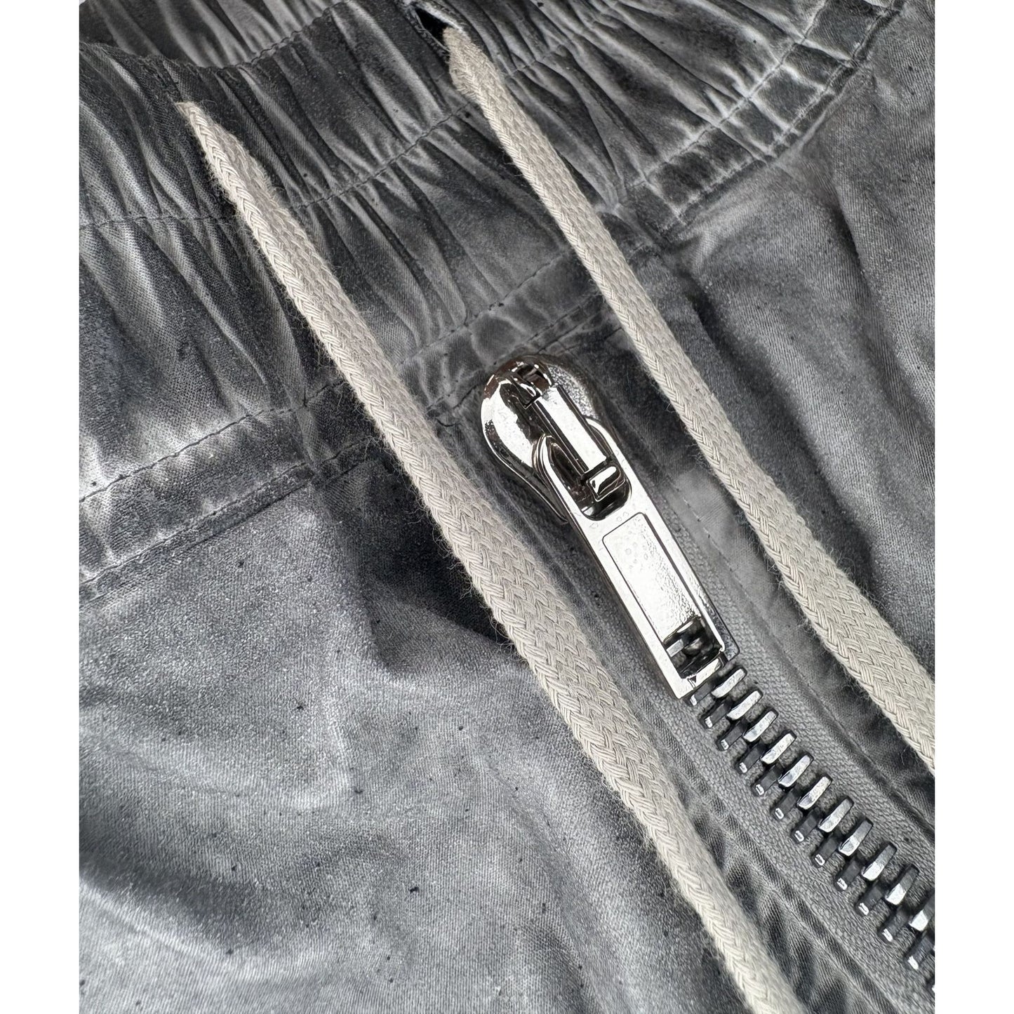 Rick Owens DRKSHDW SS25 Waxed Wide Bela Pants