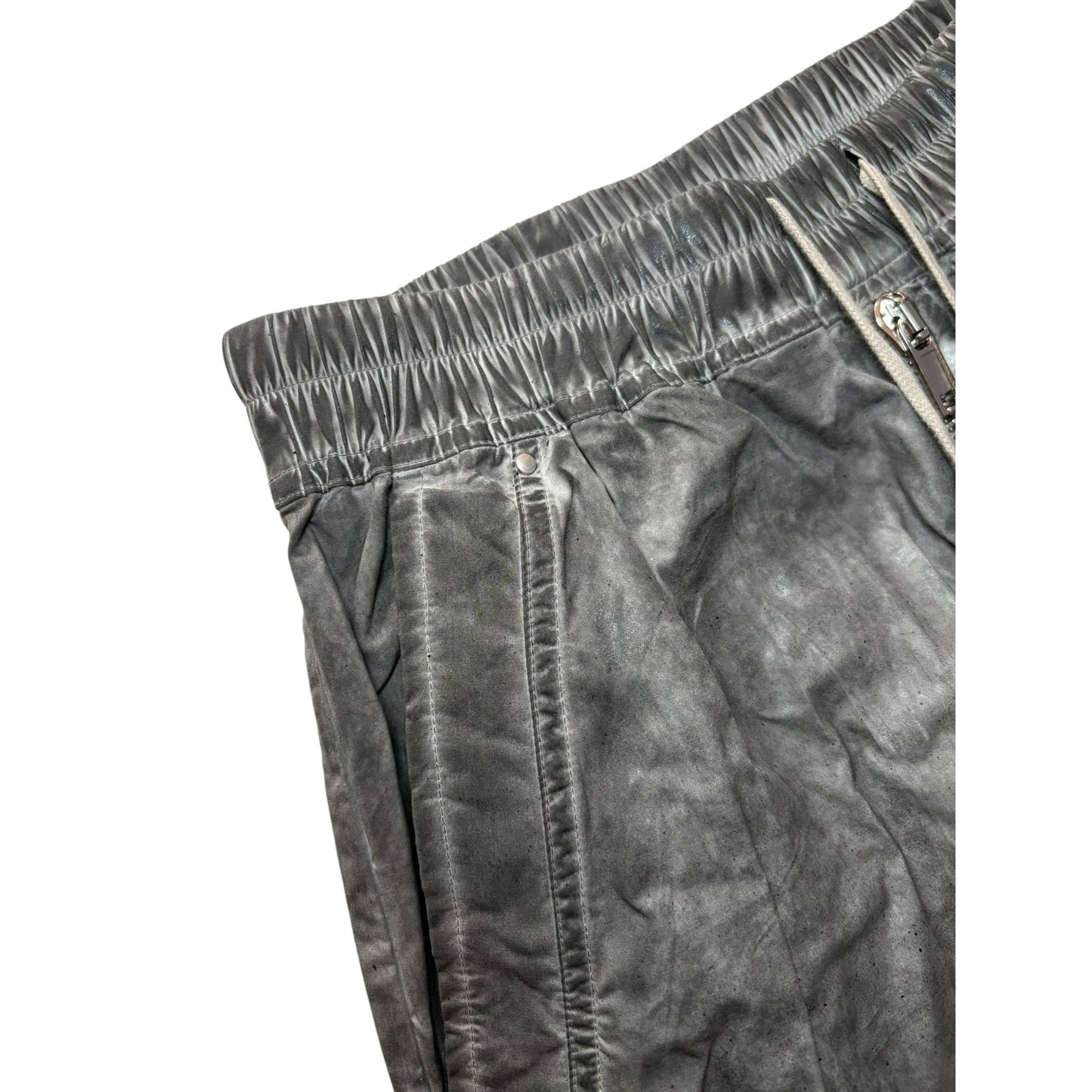 Rick Owens DRKSHDW SS25 Waxed Wide Bela Pants