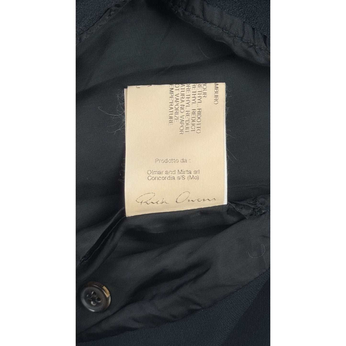 ♚  Rick Owens Vintage Drape Neck Jacket ♚