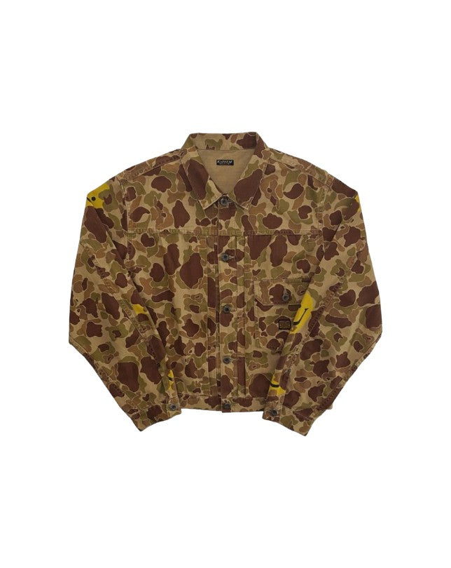 Kapital Herringbone Smiley Camo Jacket