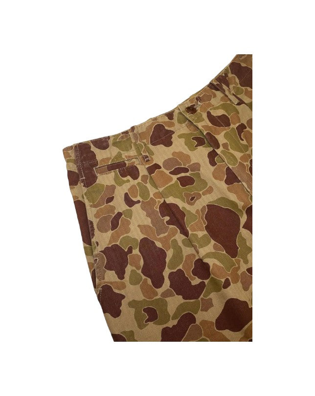 Kapital Herringbone Smiley Camo Nime Pants.