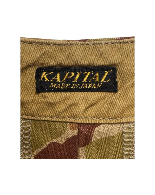 Kapital Herringbone Smiley Camo Nime Pants.